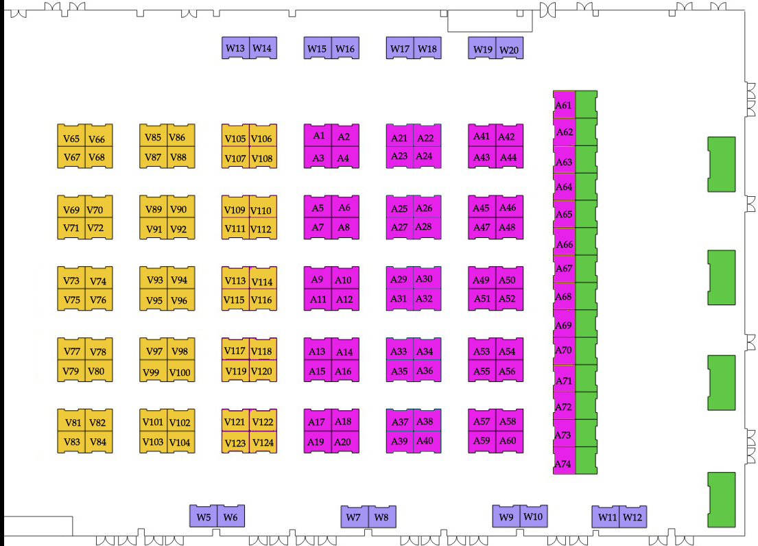 Anime El Paso Halls AB numbered